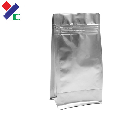 Aluminium Foil Mylar Zip Lock Stand Up Pouch Bag 120mic For Food Packaging