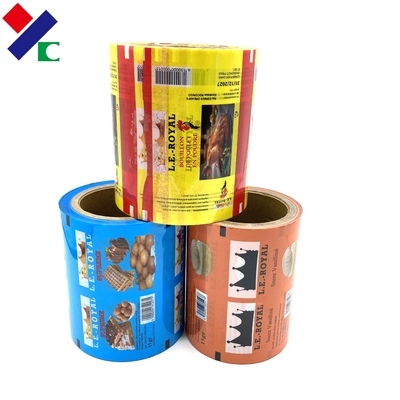 Flexible Plastic Sachet Metallic Food Packaging Film Roll Spice Powder Custom Printed