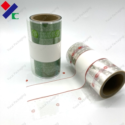 Plastic Wrapping Food Packaging Film Roll Metallised Printed 200 Micron