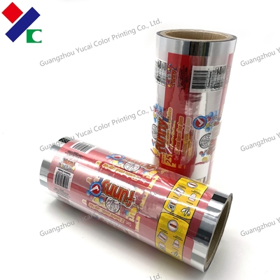 Plastic Food Packaging Film Roll For Potato Chips Biscuit Cookies Snack
